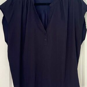 Banana Republic Navy Blue Women's Blouse XL